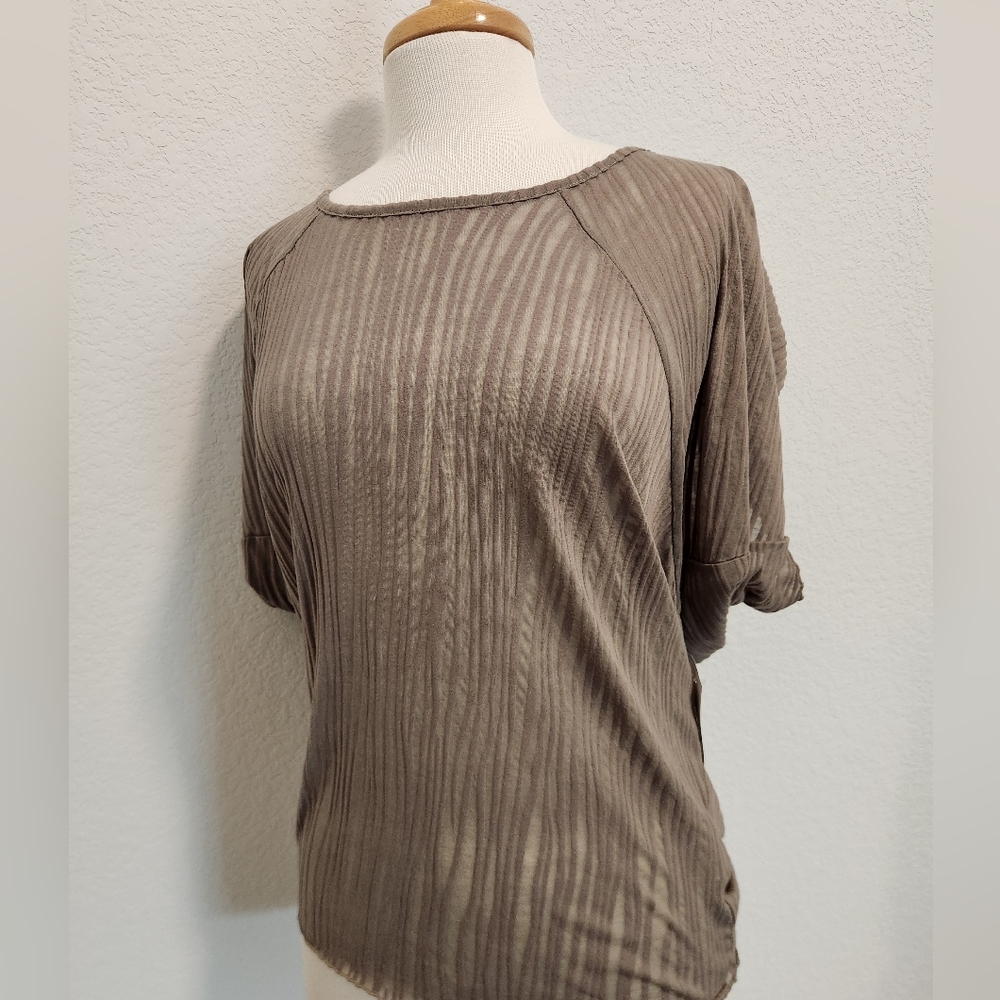 Elegant Olive Green Women's Blouse